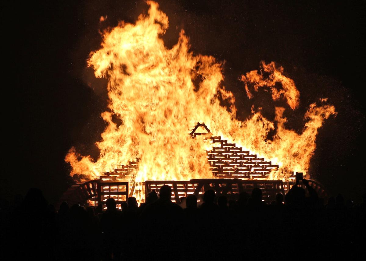 The Charlestown New Years Eve Bonfire returned to Ninigret Park Friday evening, December 2021, after a one year hiatus in 2020 due to the COVID pandemic. This year’s structure, built entirely by Frankie “Pallets” Glista, contained approximately 300 used...