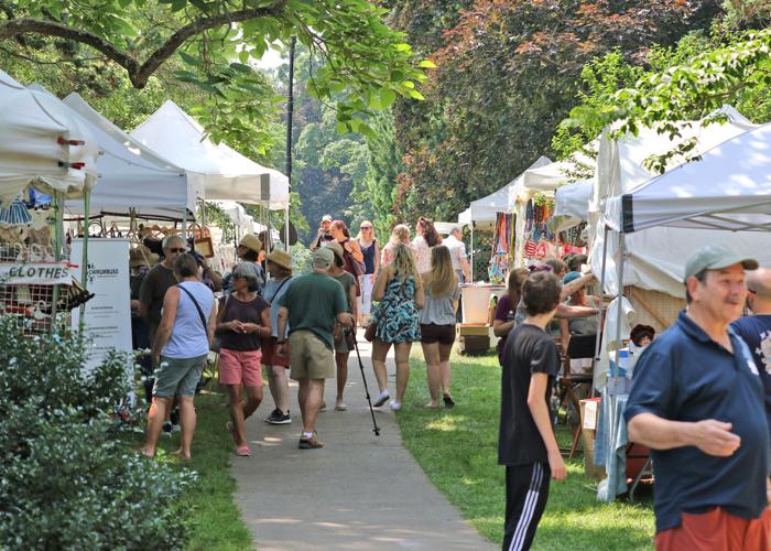 PHOTOS Art lovers swarmed to Wilcox Park for Virtu Art Saturday