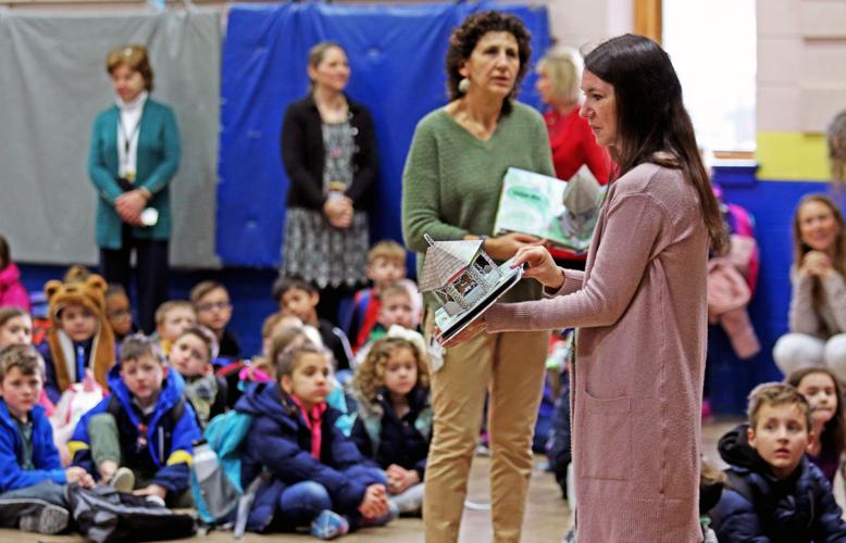 PHOTOS Westerly popup books for all at Dunn's Corners School