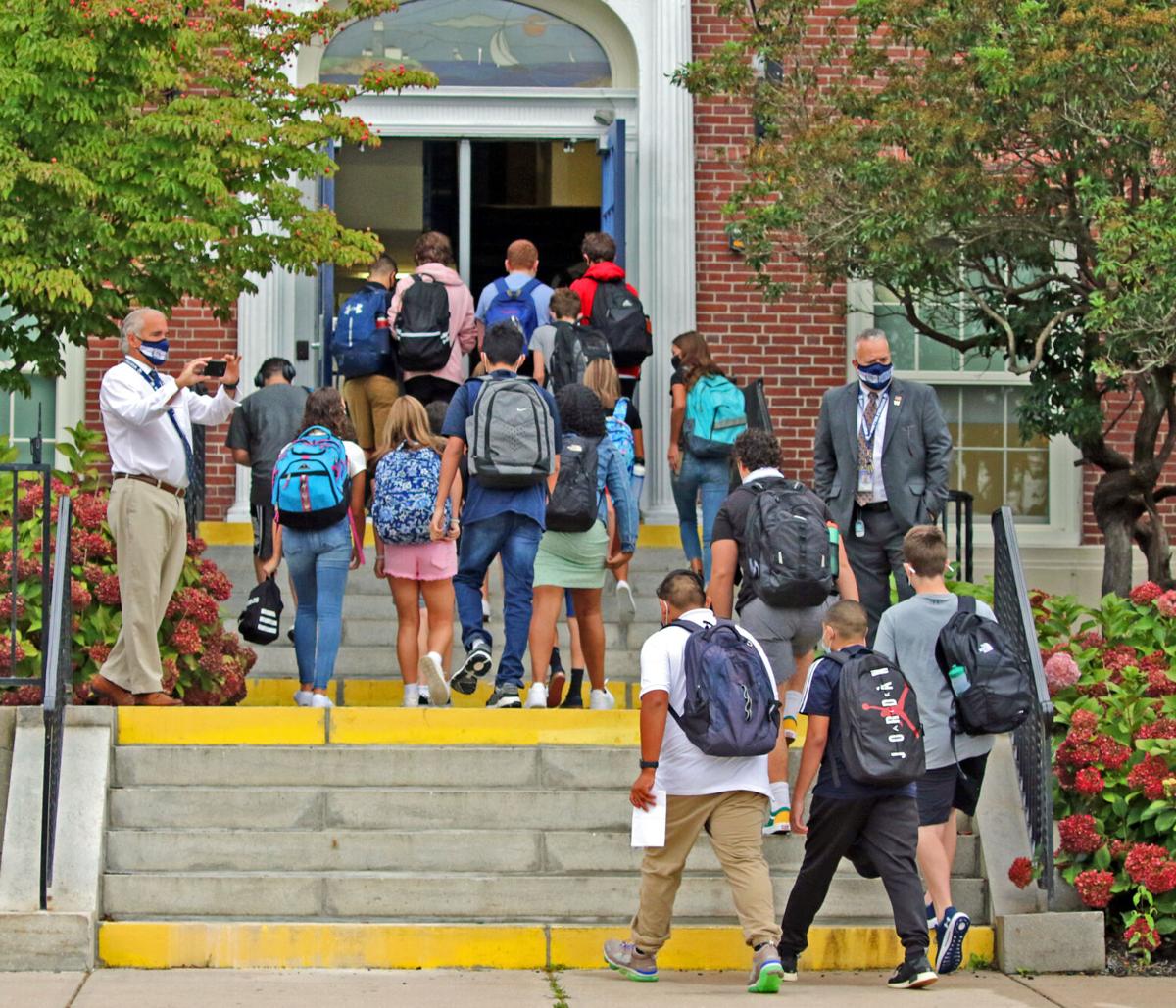 PHOTOS Westerly students return to inperson learning Westerly