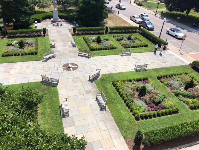 GildedAge Garden Wilcox Park esplanade gardens refreshed with new