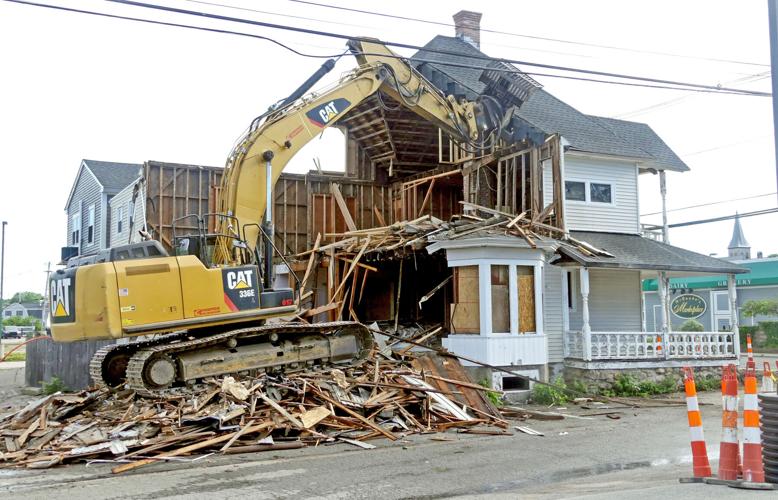 PHOTOS Building on Main Street across from McQuade's demolished