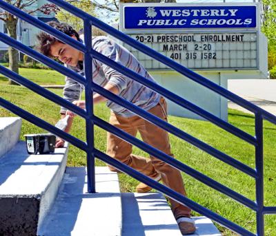 Photo Painting The Stairs During A Pandemic Westerly