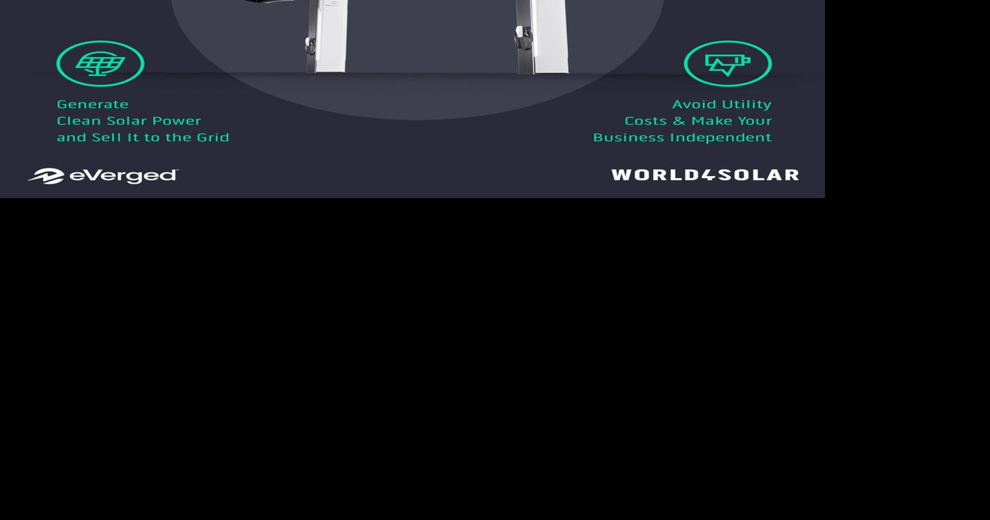 eVerged Partners with World4Solar to Offer Integrated Electric Vehicle Charging, Solar, and Battery Solutions