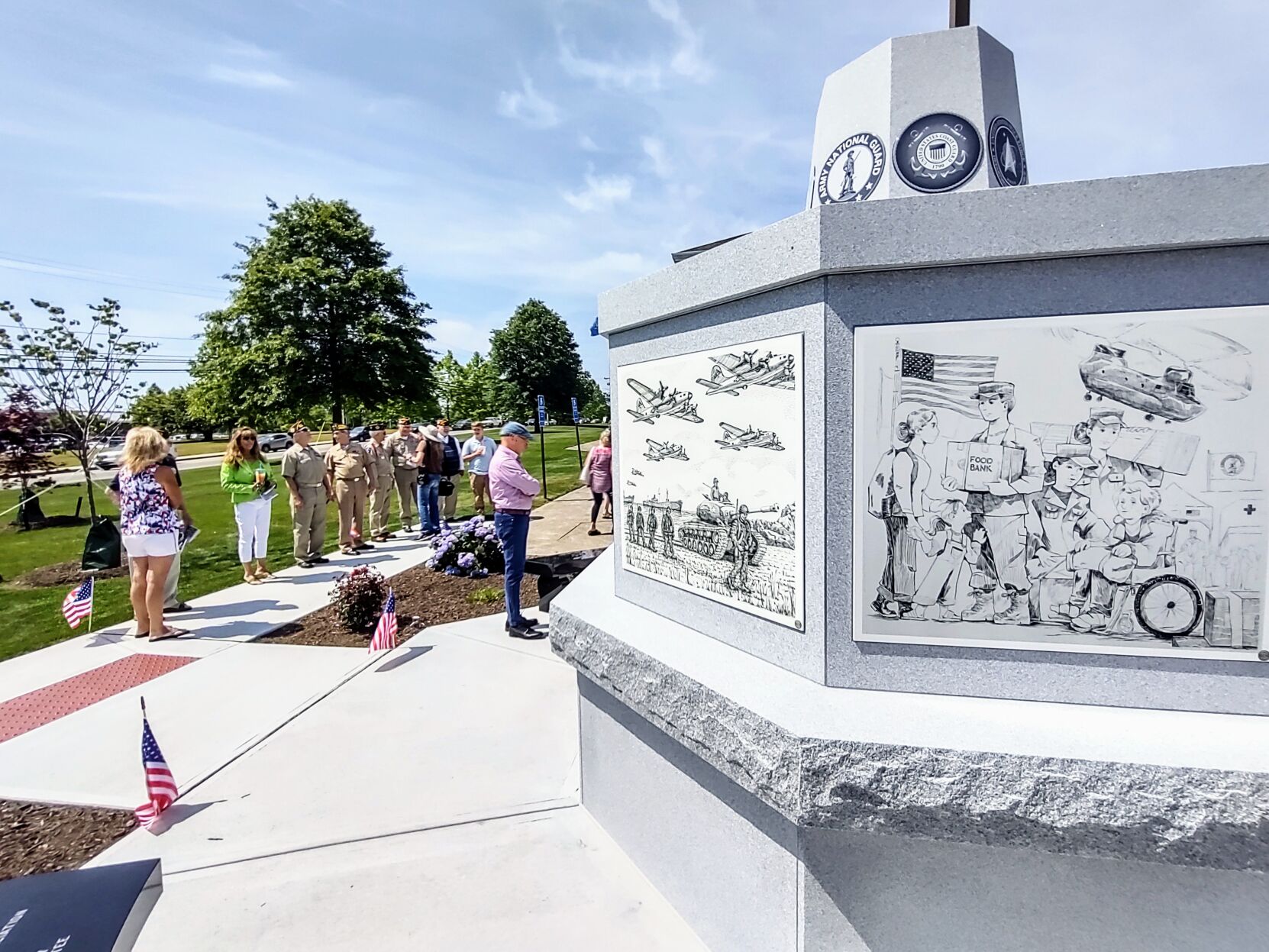 A Vision Comes To Life: New Monument Honors Stonington's Veterans ...