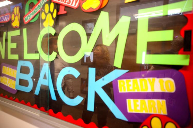 PHOTOS Waiting for the kiddos at Ashaway Elementary Westerly