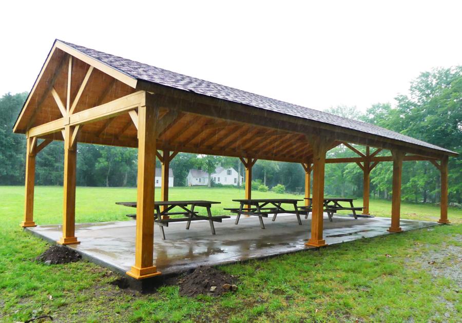North Stonington acted quickly to get Hewitt Farm pavilion built