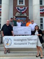 Holy Ghost Society donates to Stonington Veterans Memorial Monument