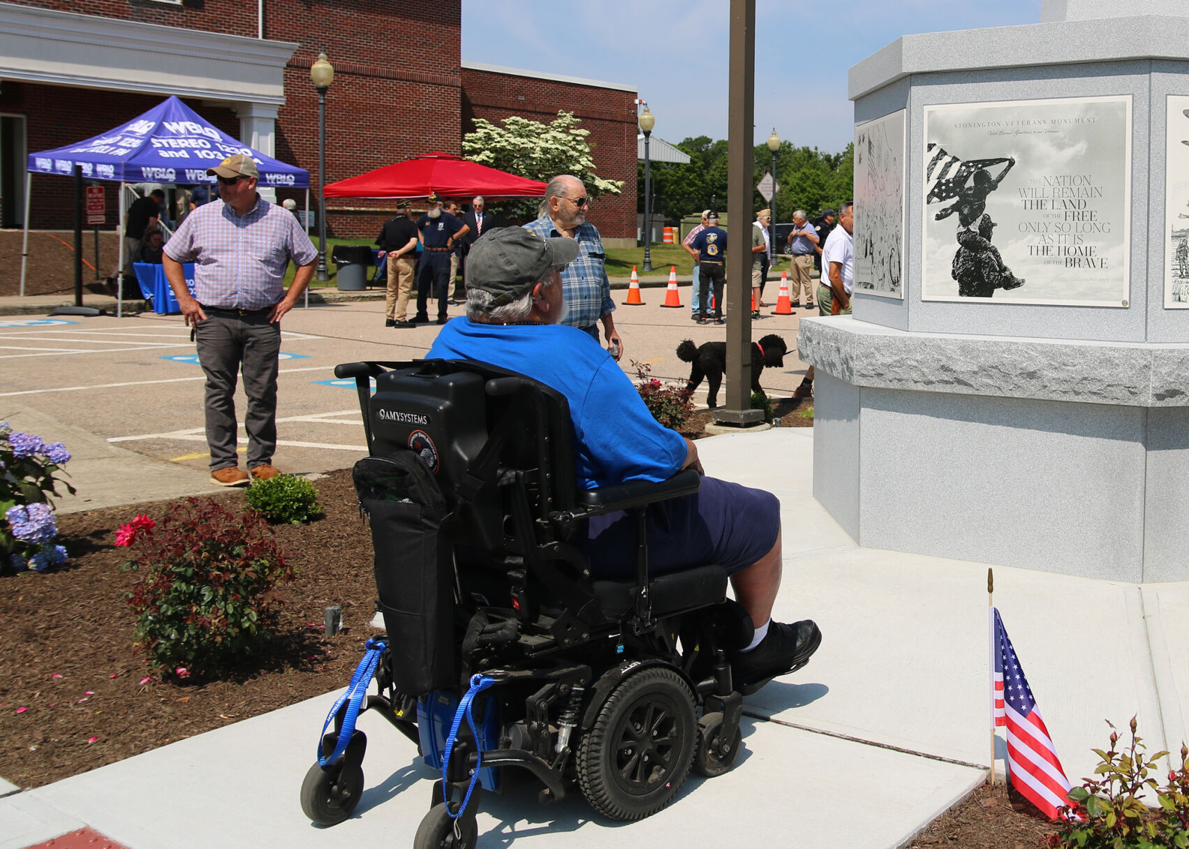 A Vision Comes To Life: New Monument Honors Stonington's Veterans ...