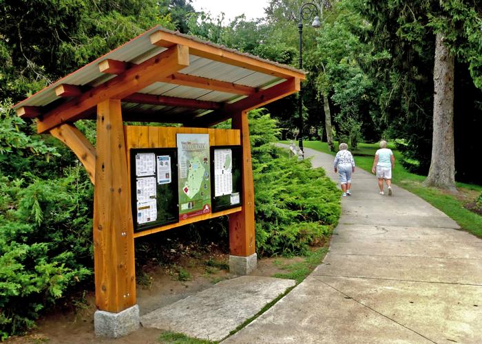 PHOTOS Informational kiosk installed at Wilcox Park Westerly