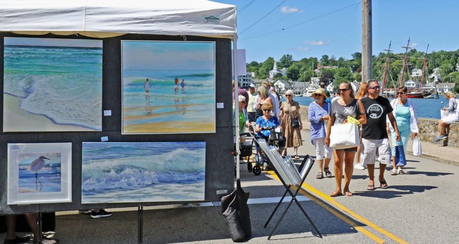 Mystic Outdoor Art Festival draws throngs of artlovers to town