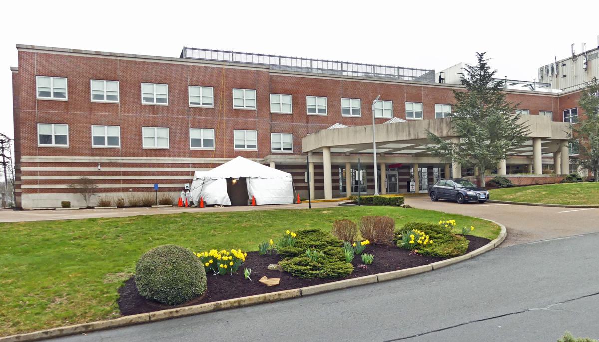 PHOTOS Westerly Hospital has set up a COVID19 triage tent in the