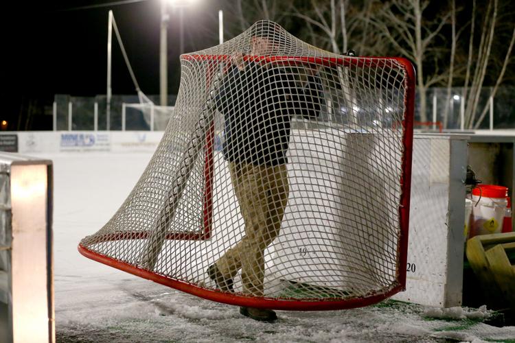 PHOTOS Minding the net at Washington Trust Community Skating Center