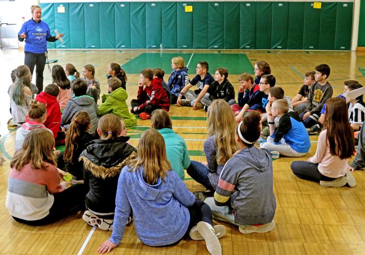 Out of their comfort zone Students from 2 middle schools engage in