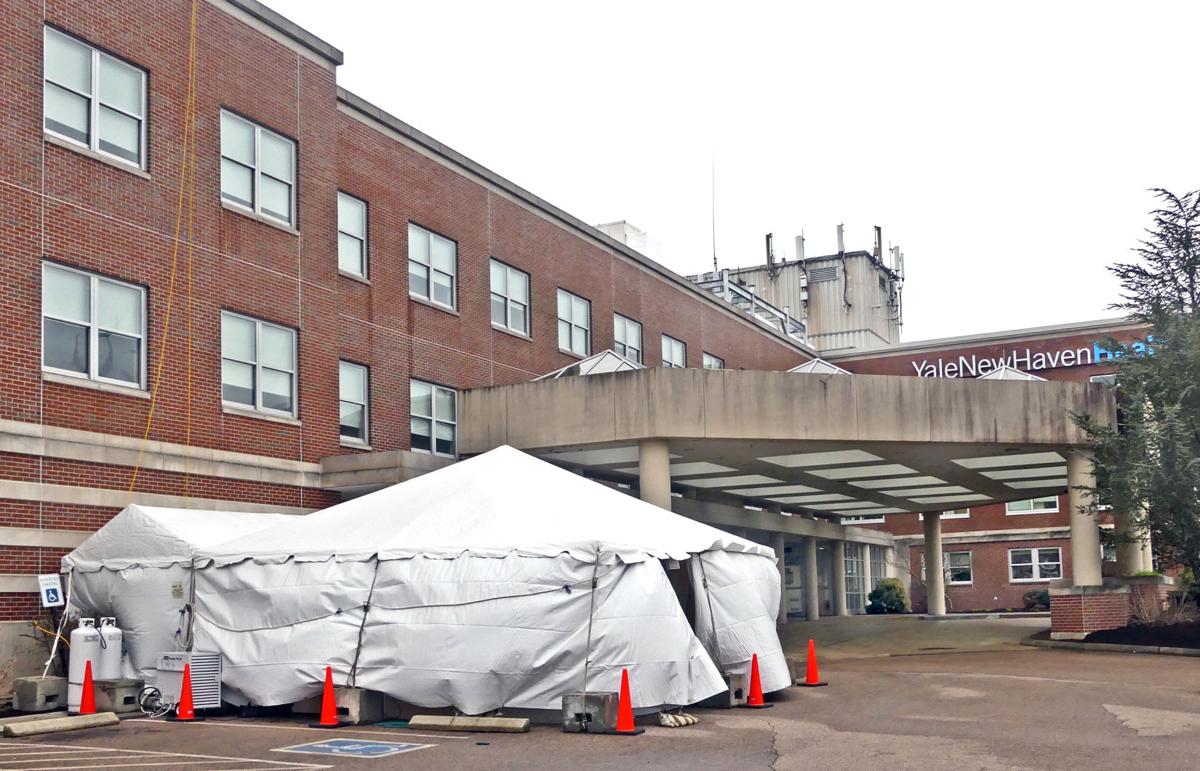 Photos Westerly Hospital Has Set Up A Covid 19 Triage Tent In The Parking Lot Covid 19 Thewesterlysun Com