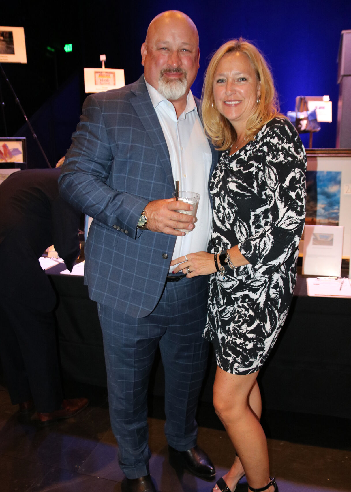 Chad and Jennifer Obrey. Westerly Library Friends at 50 Gala