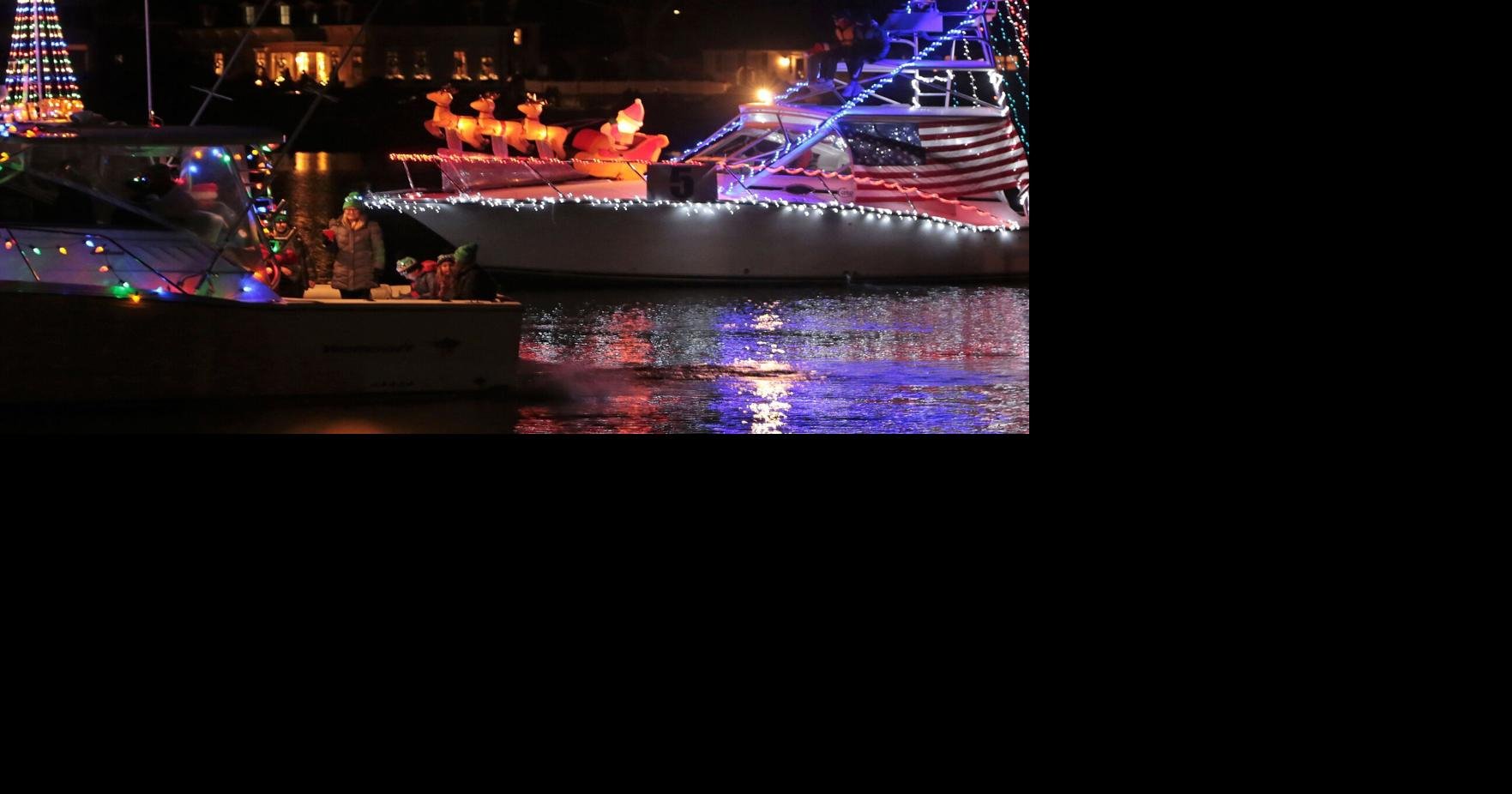 PHOTOS Saturday night lights on the Mystic River during Lighted Boat