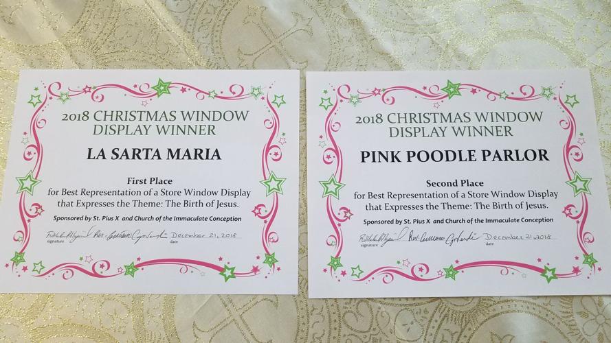 Window Contest Sign Window contest is putting the true meaning of Christmas on display ...