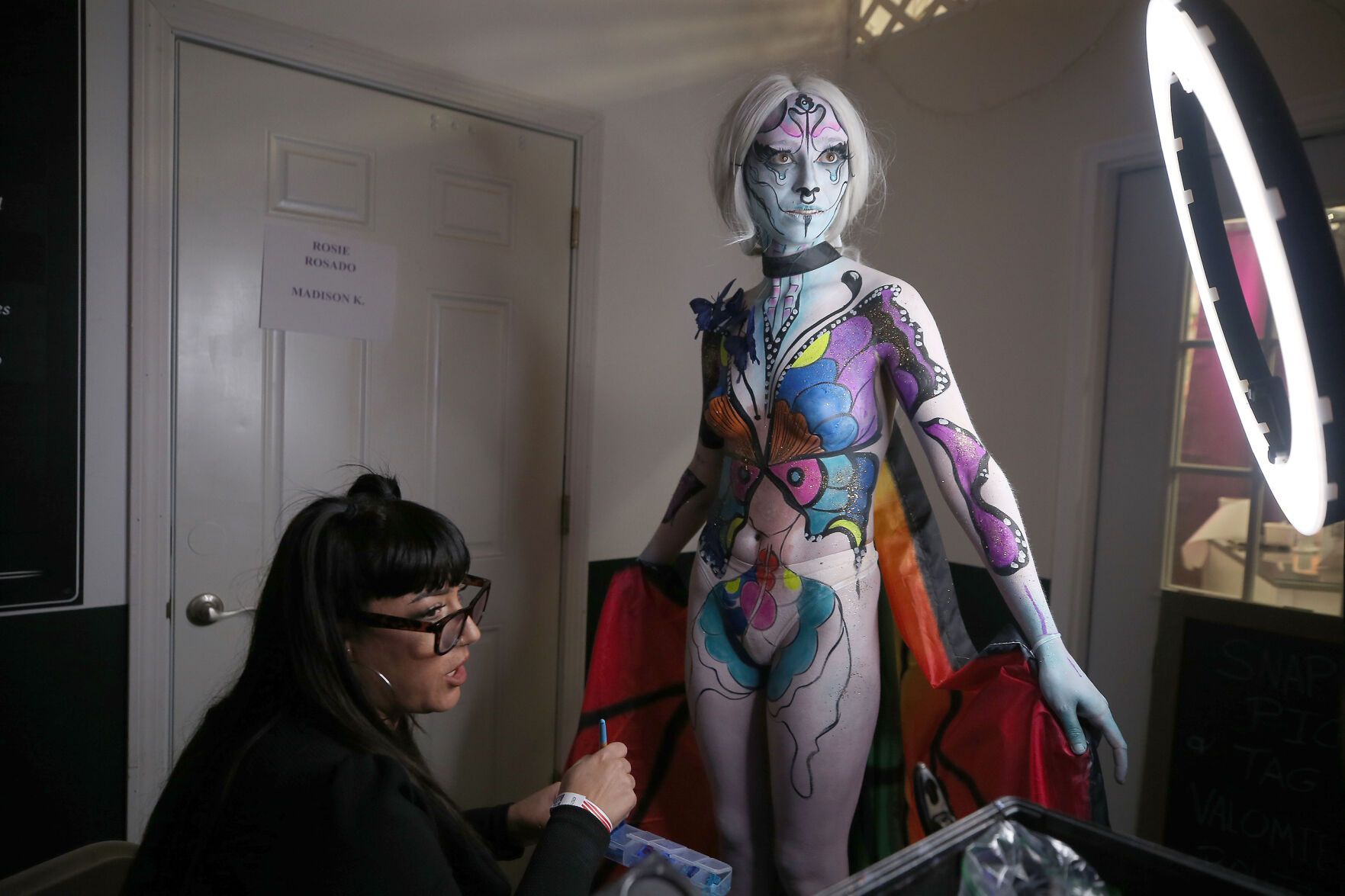 PHOTOS VIDEO Body painting at Fusion 2022 Westerly