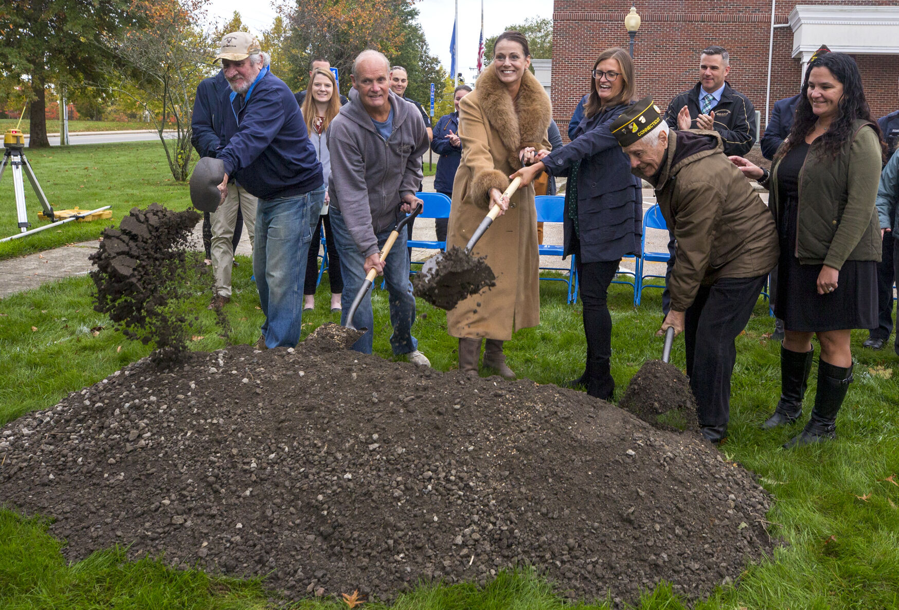 PHOTOS: Ground Broken On Stonington Veterans Monument | Stonington ...