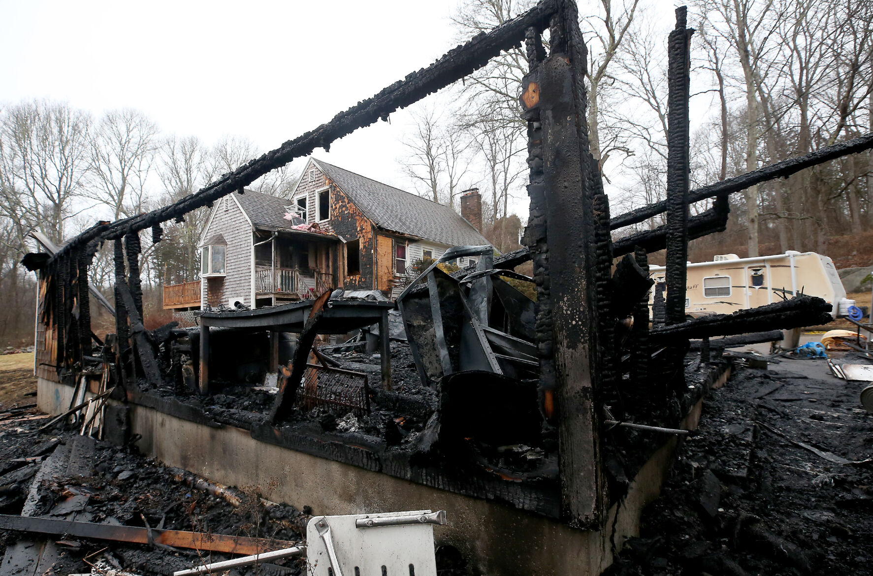 Garage destroyed, home damaged in Monday evening fire on Stanton Lane ...
