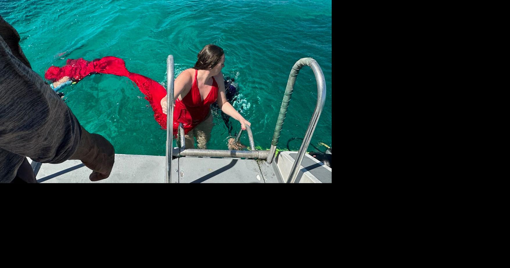 Vero Beach Mermaid making a splash while raising awareness about ocean  conservation