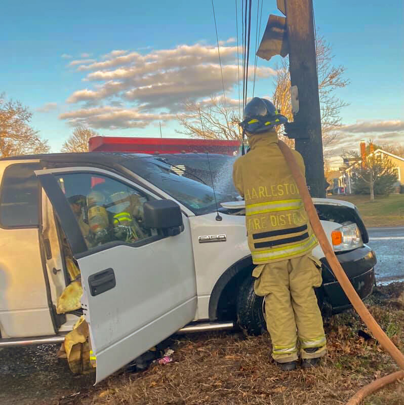 Woman, 25, injured in Charlestown crash; police seeking safety