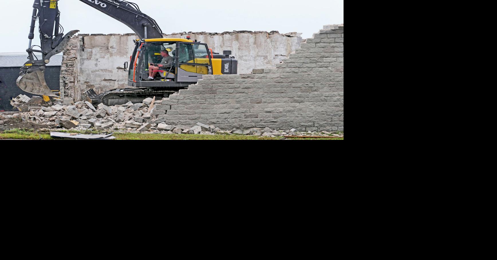 Westerly's 1884 granite building, formerly Hoxsie car dealer and Smith