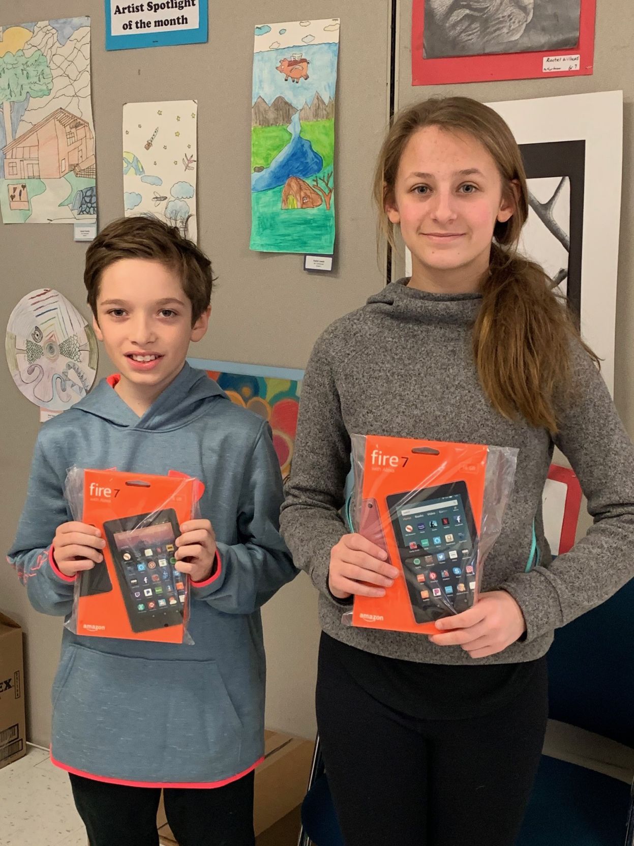 Perfect attendance winners at Chariho Middle School Front Porch News