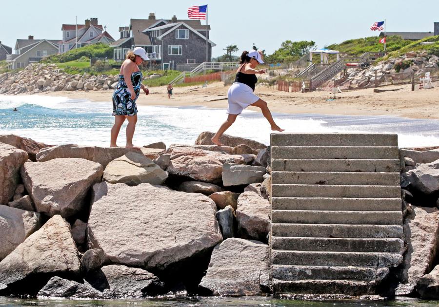 PHOTO Scene from the Weekapaug breachway Westerly