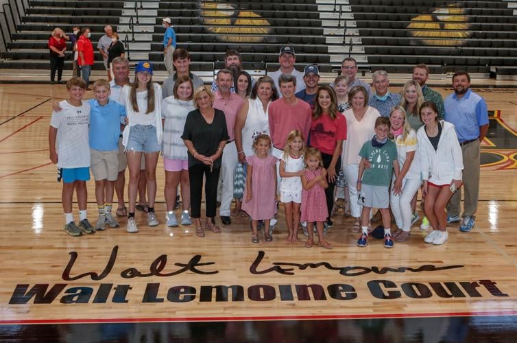 Brusly #39 s new basketball court named Walt Lemoine Court to honor