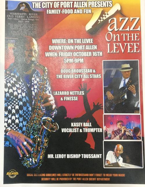 Jazz on the levee Flyer