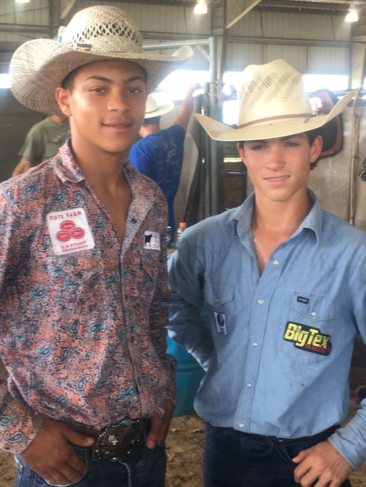 bull riding caps