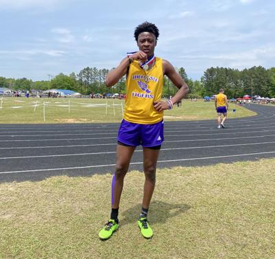KJ Love Tallassee track and field sectionals