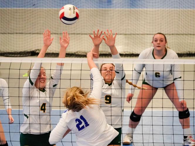 Edgewood volleyball vs Lakeside School