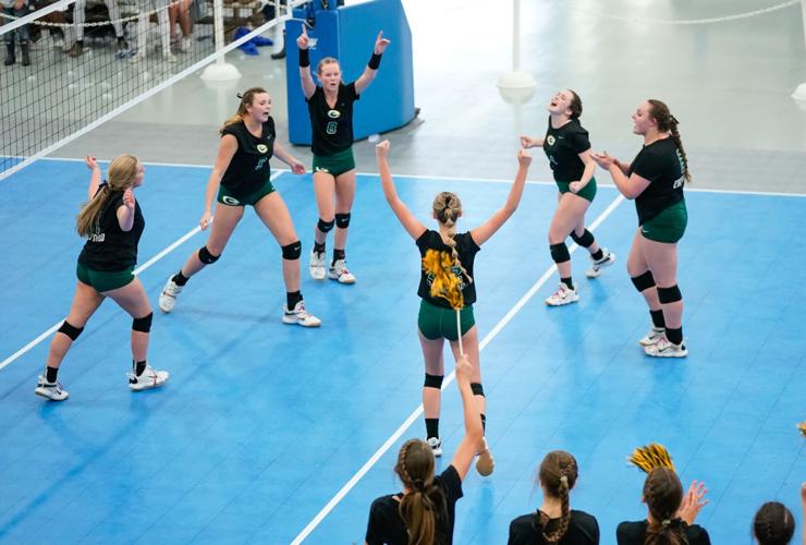 Edgewood volleyball vs Chambers Academy