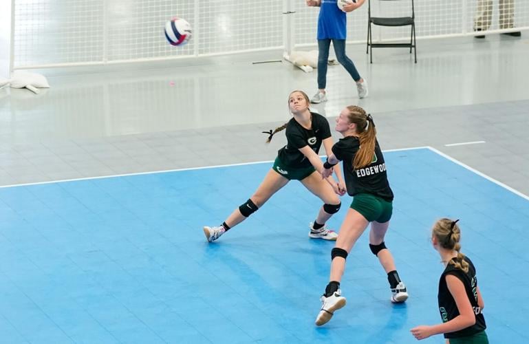 Edgewood volleyball vs Chambers Academy
