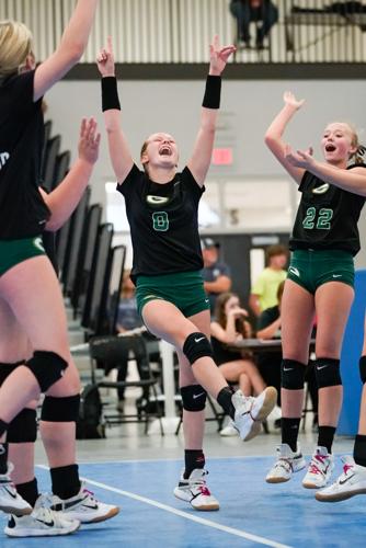 Edgewood volleyball vs Chambers Academy
