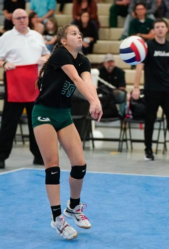 Edgewood volleyball vs Chambers Academy