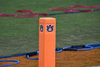 Auburn end zone marker mercer game