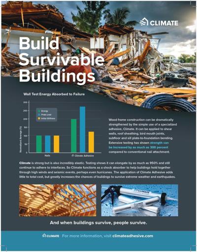 Climate Adhesive Sticks Up for Building Safety