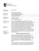 State, territorial attorneys general urge crackdown on illegal offshore gambling