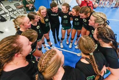 Edgewood volleyball vs Chambers Academy