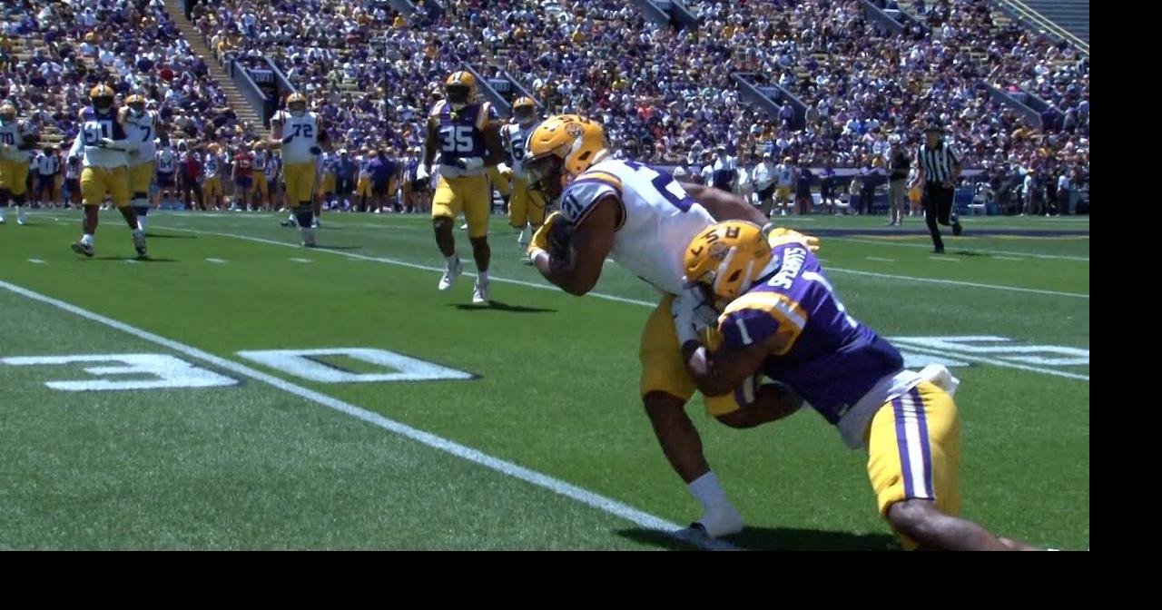 HIGHLIGHTS LSU Football Spring Game 4.22.23 Sports tigertv.tv