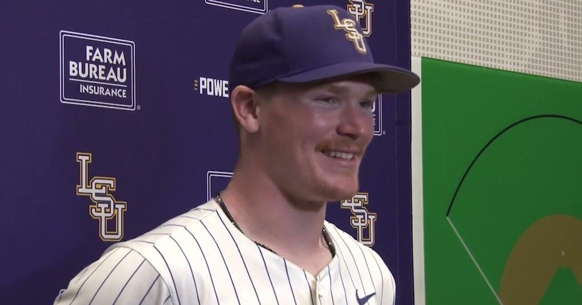 LSU Baseball Players talk to the media after their midweek victory over ...