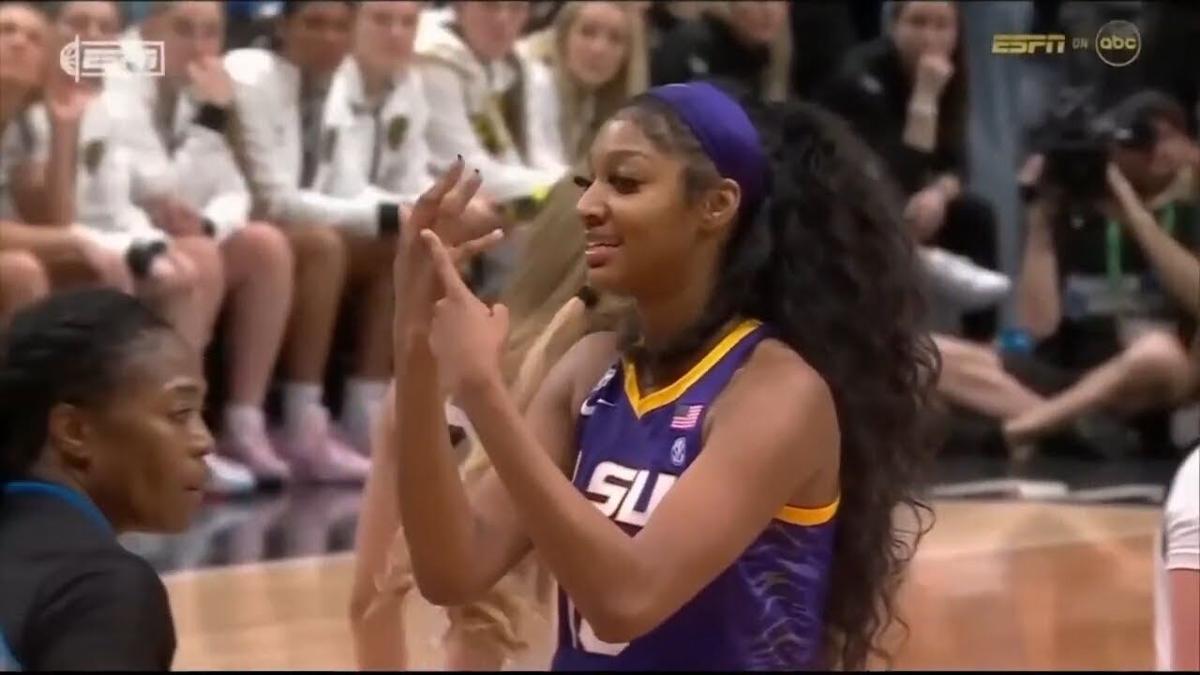 LSU star Angel Reese's world of double-doubles, trash-talking