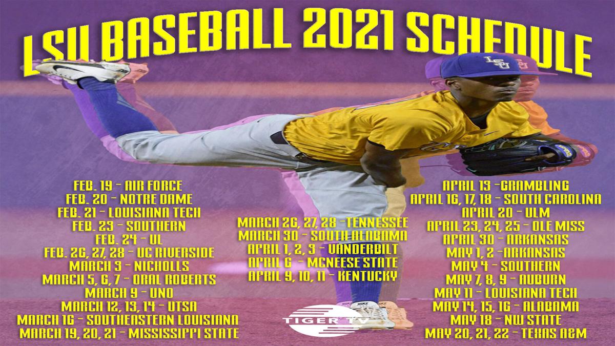 Lsu Baseball Schedule 2021 Printable 2021 Baseball Schedule