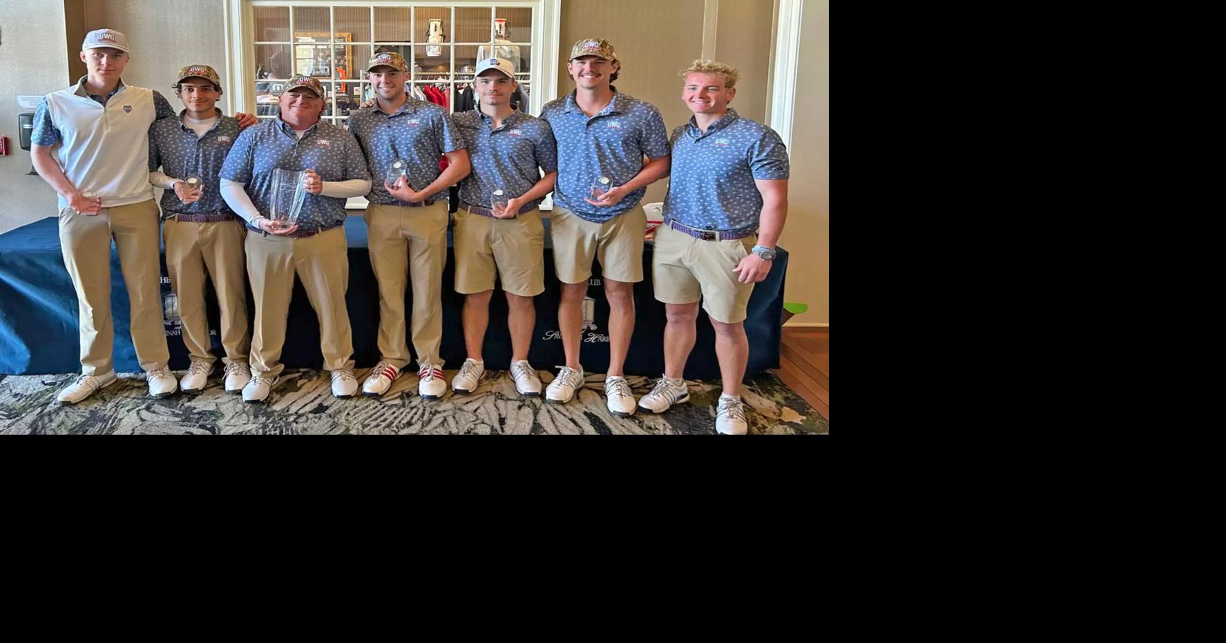 UWG men's golf wins first team title in Division-I era