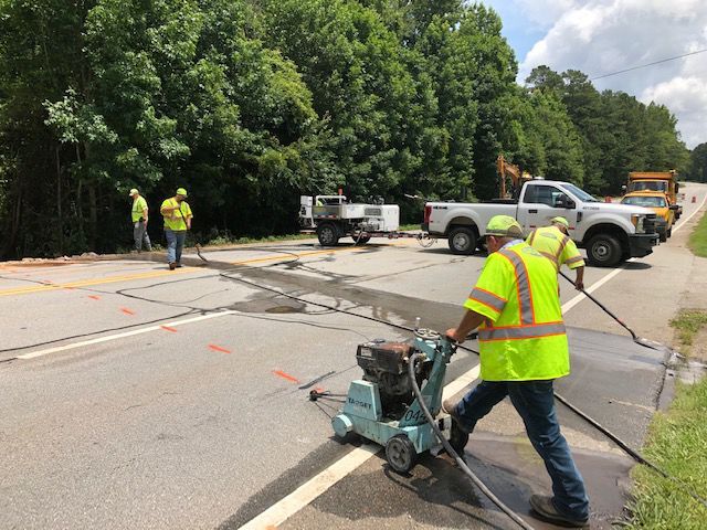 Section of Highway 166 between Carrollton and Bowdon temporarily