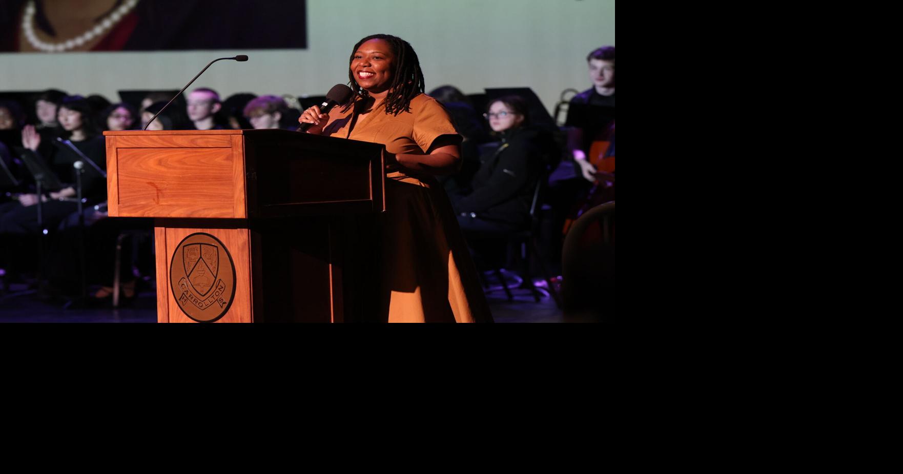 Black History Month program features 2002 valedictorian